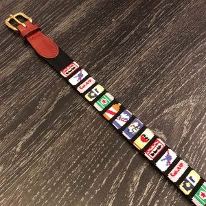 Smathers & Branson Beer Needlepoint Belt